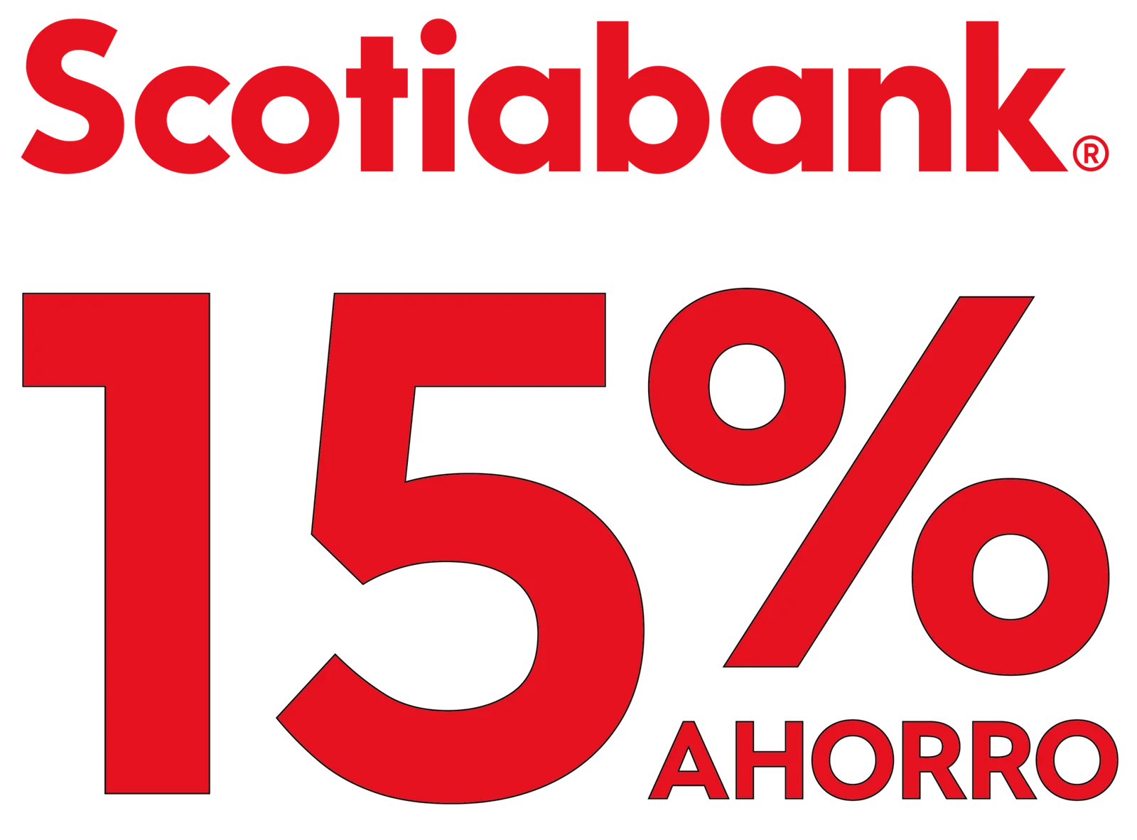 Scotiabank 15% OFF