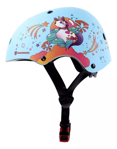 casco nino celeste