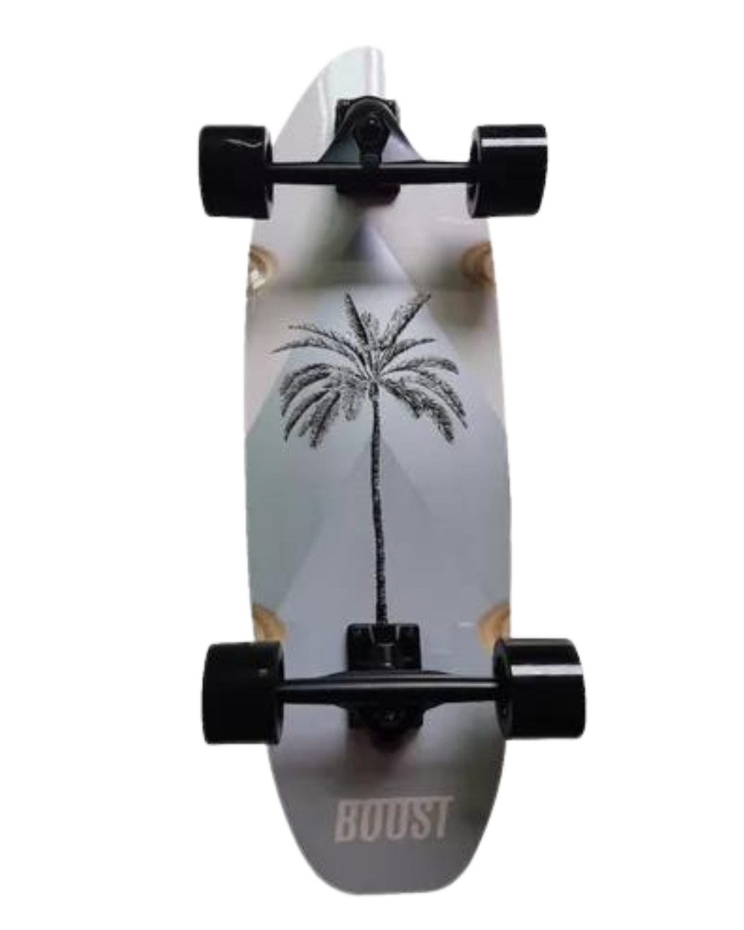 grey palm prin surf skate