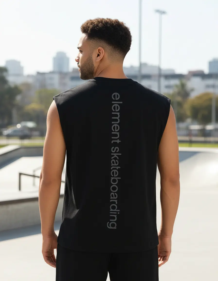 REMERA SIN MANGAS ELEMENT SKATE OVER MUSCLE - Imagen 3