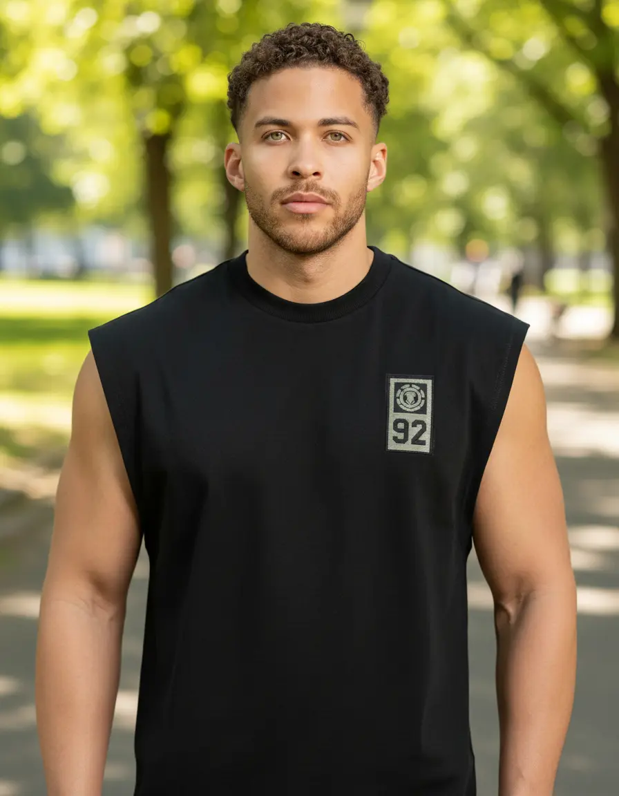 REMERA SIN MANGAS ELEMENT SKATE OVER MUSCLE - Imagen 2
