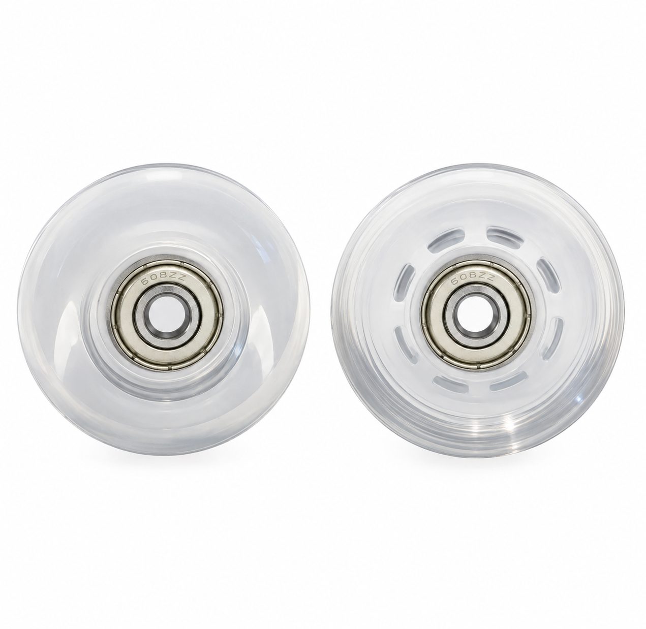 Ruedas Patín Artístico Transparentes 54mm 84A x4 - Imagen 1